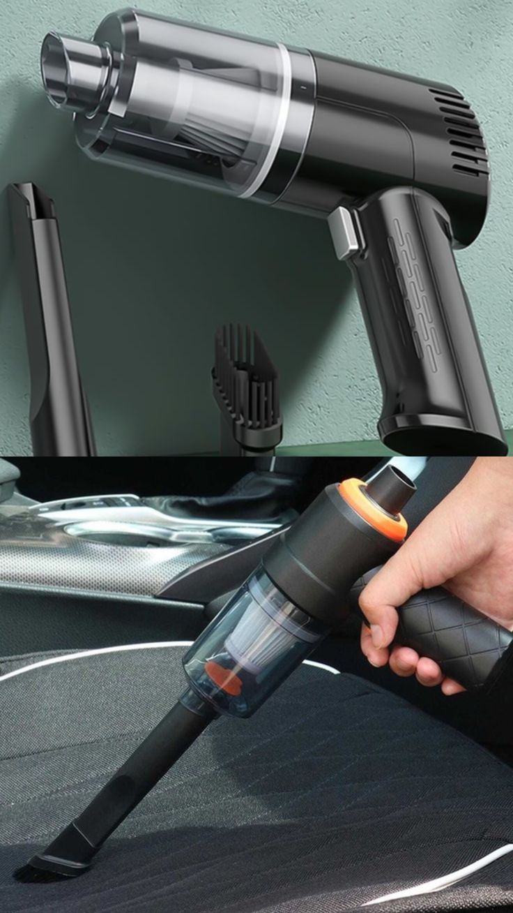 3-in-1 Portable Mini Vacuum Cleaner for Home & Car (Rechargeable)
